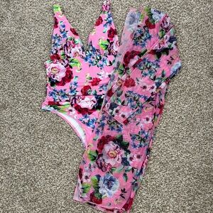 SHEIN One Piece Swimsuit with Coverup